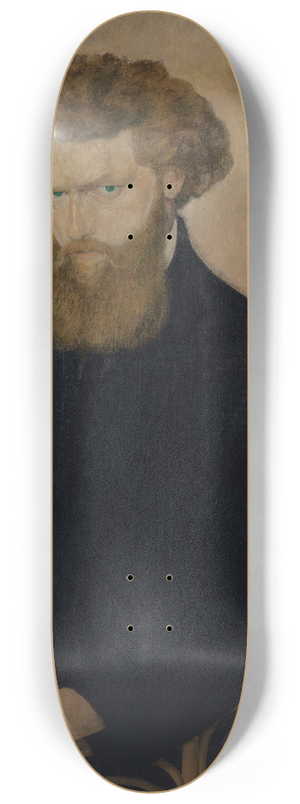 Gustave Van de Woestijne - Portrait of Fabrice Polderman 8.25 inch art skate deck