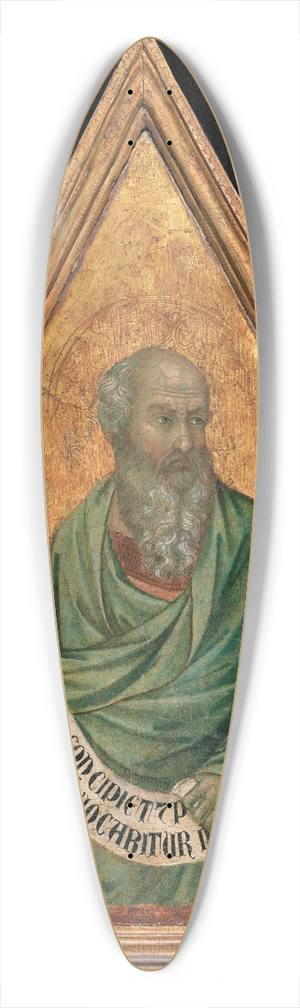Ugolino di Nerio - The Prophet Isaiah 39.3 inch art pintail longboard deck