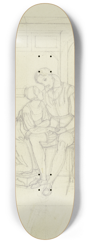 Gustav Heinrich Naecke - Egmont and Klrchen 8.25 inch art skate deck