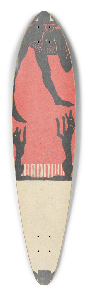 Urban Janke - Till Eulenspiegel 2 39.3 inch art pintail longboard deck