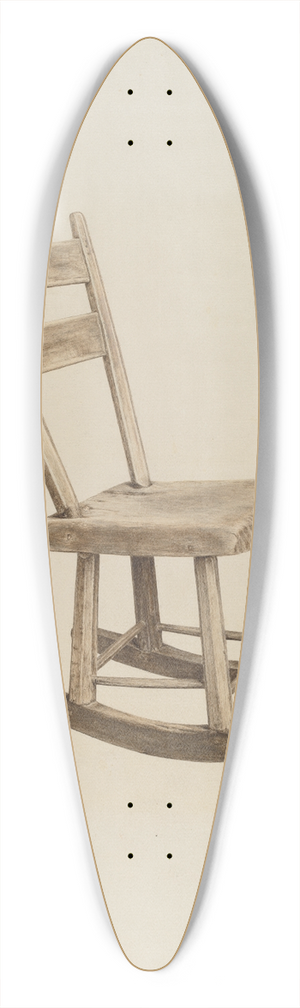 Ursula Lauderdale - Rocker 39.3 inch art pintail longboard deck