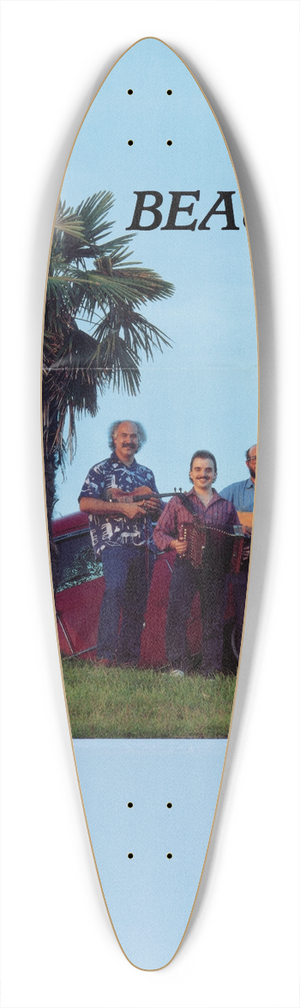 U.S. Information Agency - Beausoleil 39.3 inch art pintail longboard deck