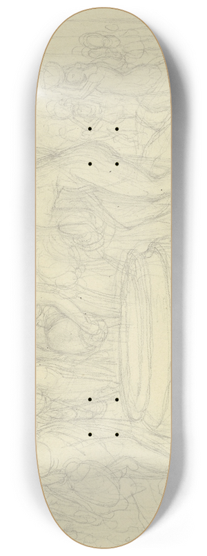 Gustav Heinrich Naecke - The barrel of the Danaides 8.25 inch art skate deck