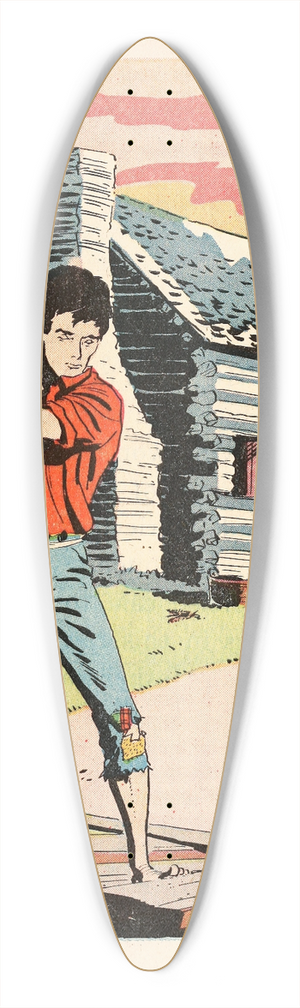 U.S. Information Agency - Destiny 39.3 inch art pintail longboard deck