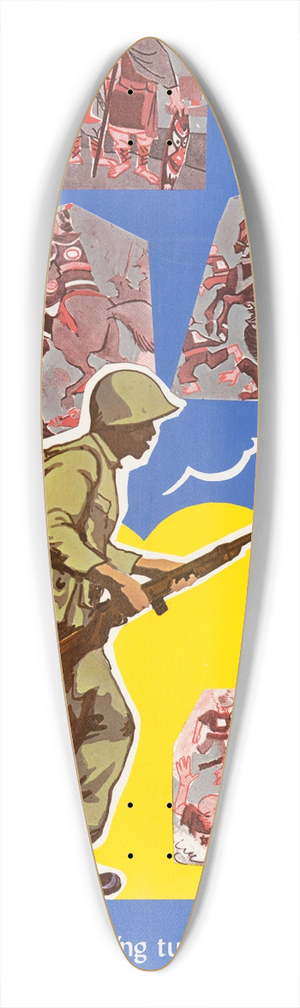 U.S. Information Agency - Recruiting Poster 39.3 inch art pintail longboard deck