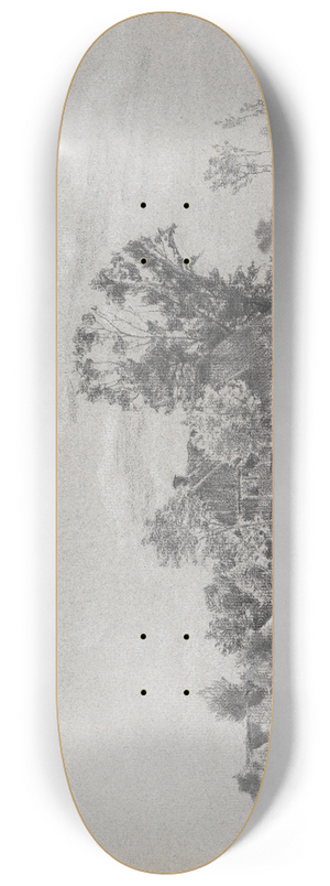 Gustav Kampmann - Bauernhaus in Zustorf 8.25 inch art skate deck