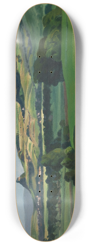 Gustav Kampmann - Hegauberge 8.25 inch art skate deck Gustav Kampmann - Hegauberge 8.25 inch art skate deck