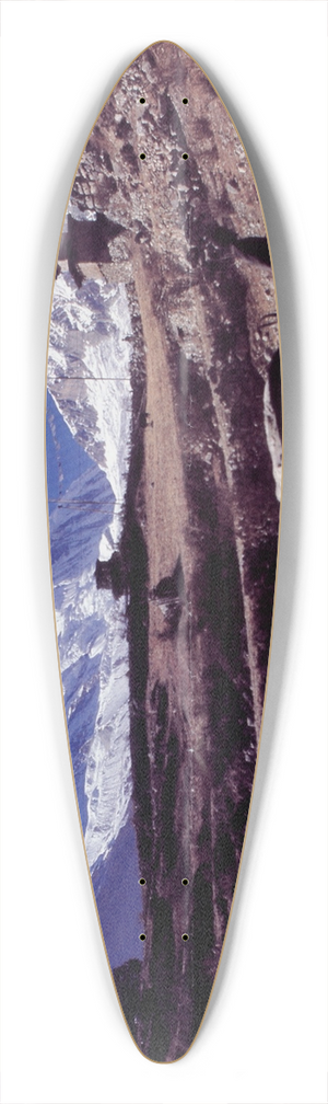 U.S. Information Agency - Untitled, foreign language poster 39.3 inch art pintail longboard deck