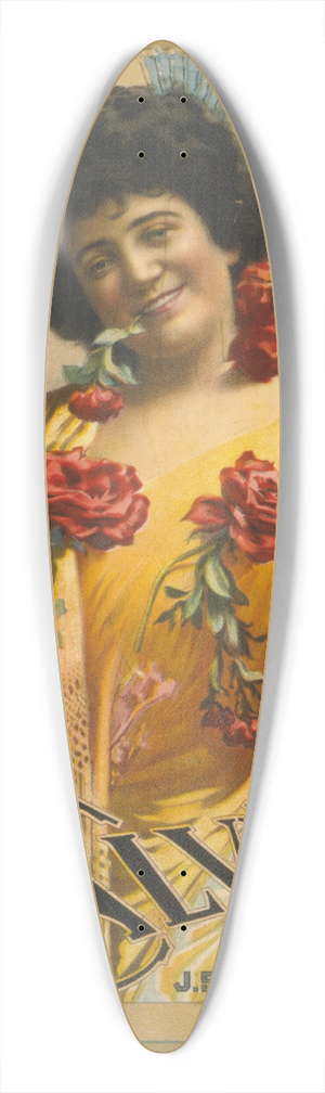 U.S. Lithograph Co. - Mr. John Cort presents Calv 39.3 inch art pintail longboard deck