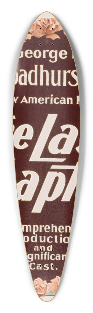 U.S. Lithograph Co. - The last chapter 39.3 inch art pintail longboard deck