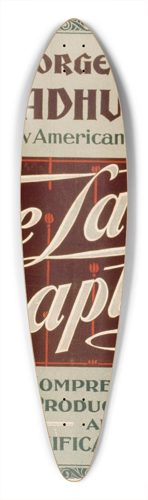 U.S. Lithograph Co. - The last chapter a comprehensive production and significant cast. 39.3 inch art pintail longboard deck