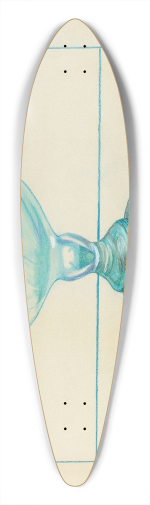 Van Silvay - Compote 39.3 inch art pintail longboard deck