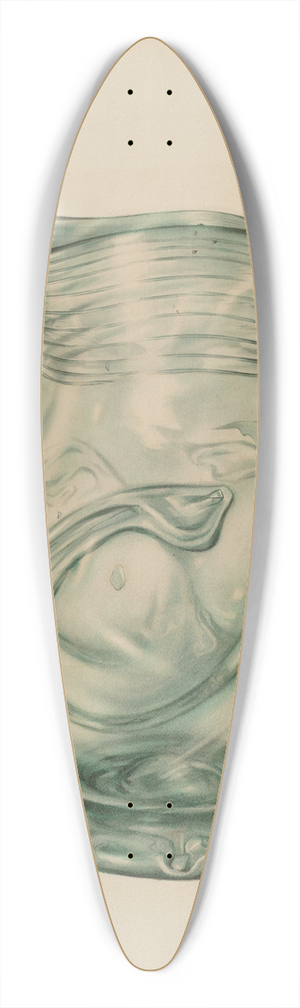 Van Silvay - Glass Pitcher 39.3 inch art pintail longboard deck