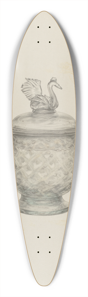 Van Silvay - Sugar Bowl 39.3 inch art pintail longboard deck