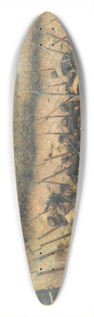 Vasily Vereshchagin - Before the attack. At Plevna 39.3 inch art pintail longboard deck