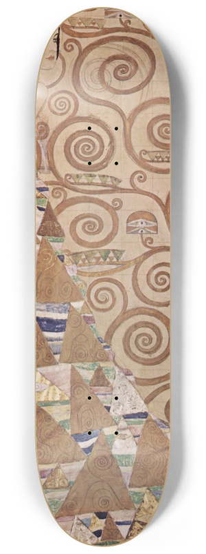 Gustav Klimt - Expectation (from Tree of Life) 8.25 inch art skate deck