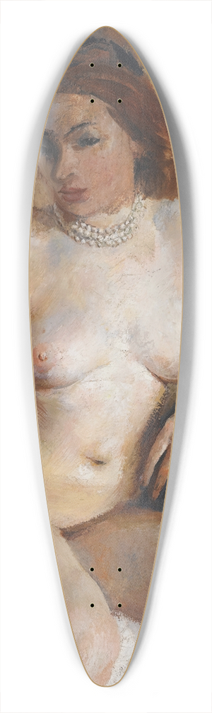 Vera Rockline - Nude With Mirror 39.3 inch art pintail longboard deck