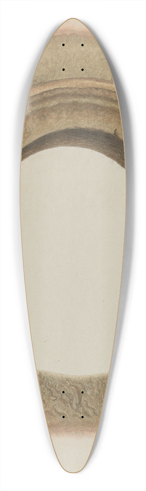 Vera Van Voris - Chapel Window 39.3 inch art pintail longboard deck