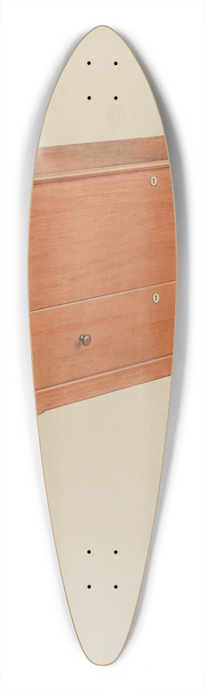 Victor F. Muollo - Shaker Blanket Box 39.3 inch art pintail longboard deck