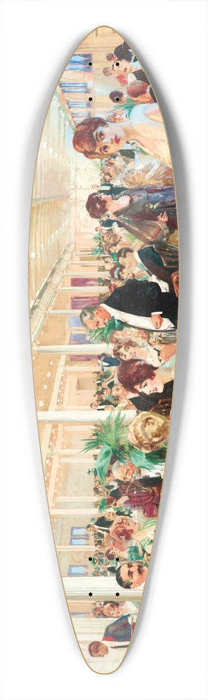 Victor Gabriel Gilbert - A Soire 39.3 inch art pintail longboard deck