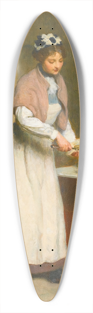 Victor Gabriel Gilbert - La Marchande Dhuitres 39.3 inch art pintail longboard deck
