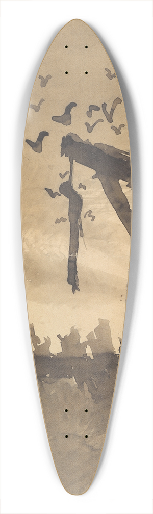 Victor Hugo - The Hanged Man 39.3 inch art pintail longboard deck