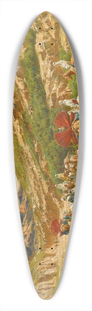 Victor Huguet - Caravane Dans Le Desert 39.3 inch art pintail longboard deck