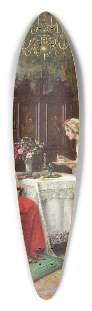Victor Marais-Milton - Refusing Coffee 39.3 inch art pintail longboard deck