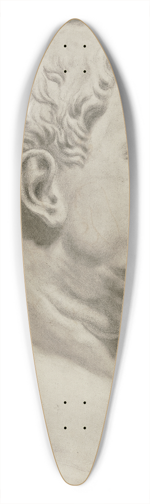 Victor Mller - Antike Bste eines feisten Mannes im Profil nach rechts 39.3 inch art pintail longboard deck