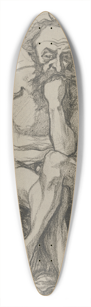 Victor Mller - Saint Zebedee 39.3 inch art pintail longboard deck