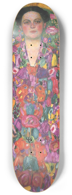 Gustav Klimt - Portrait of Eugenia Primavesi 8.25 inch art skate deck