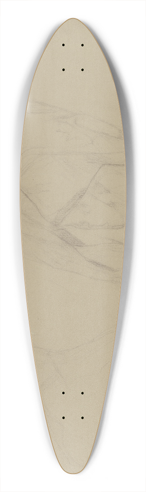 Victor Mller - Study of garments 39.3 inch art pintail longboard deck