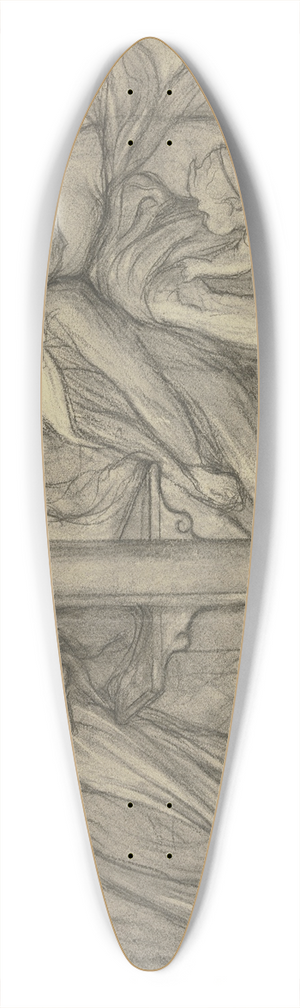 Victor Mller - Tannhuser in the confessional 39.3 inch art pintail longboard deck