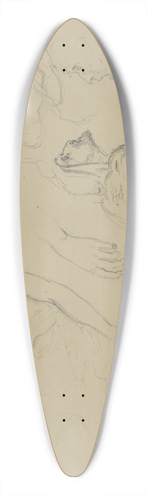 Victor Mller - Verschiedene Figuren- und Kopfstudien 39.3 inch art pintail longboard deck