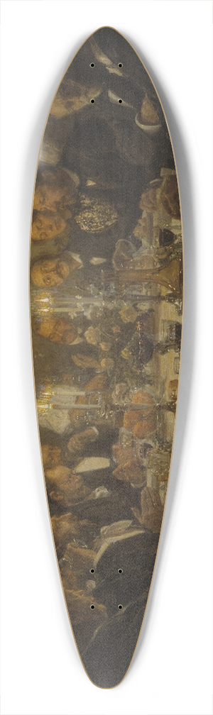 Viggo Johansen - An Artists Gathering 39.3 inch art pintail longboard deck