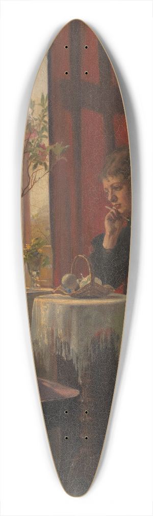 Viggo Johansen - Helga Johansen, kunstnerens sster 39.3 inch art pintail longboard deck