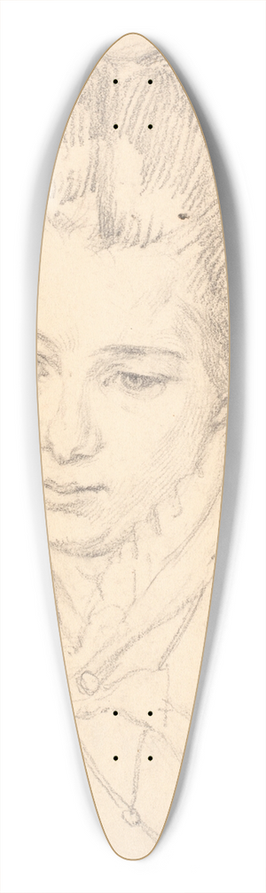 Viggo Johansen - Portrt af Frk. Raffenberg 39.3 inch art pintail longboard deck