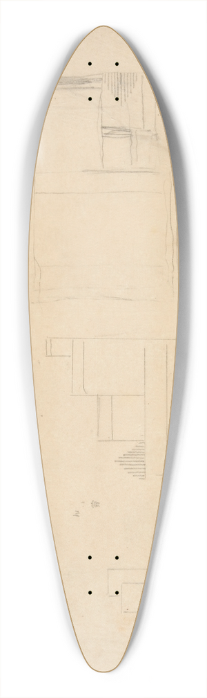Viking Eggeling - Original drawings and manuscripts by the artist, and documentarymaterial 1 39.3 inch art pintail longboard deck