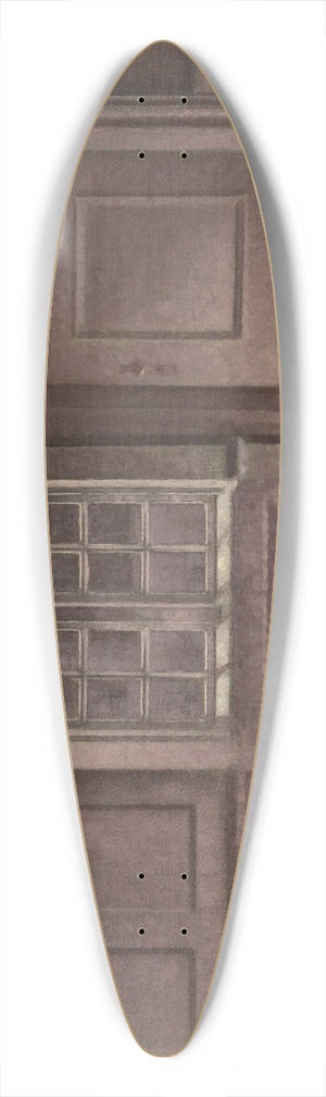 Vilhelm Hammershi - Moonlight, Strandgade 30 39.3 inch art pintail longboard deck