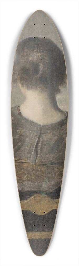 Vilhelm Hammershi - Rest 39.3 inch art pintail longboard deck