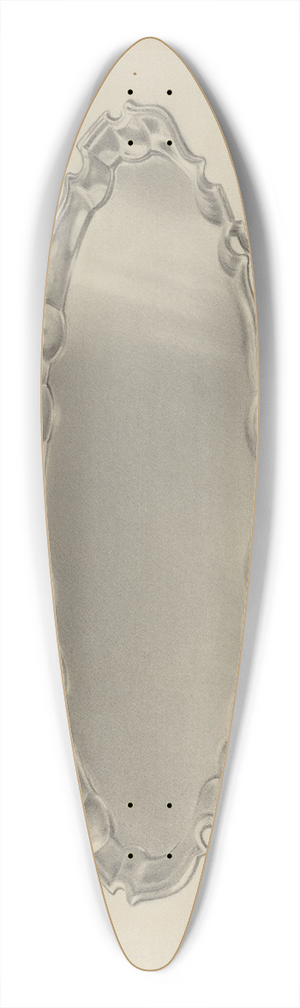 Vincent Carano - Silver Salver 39.3 inch art pintail longboard deck