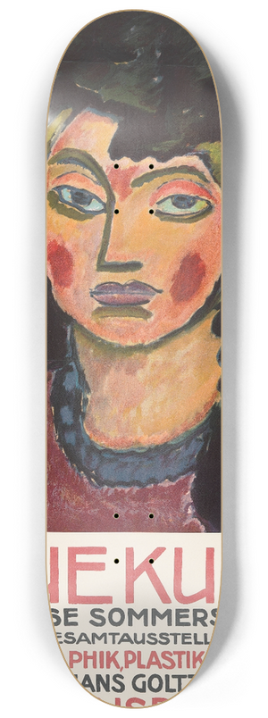Alexej von Jawlensky - Plakat fr die groe Sommerschau der Galerie Neue Kunst, Mnchen 8.25 inch art skate deck