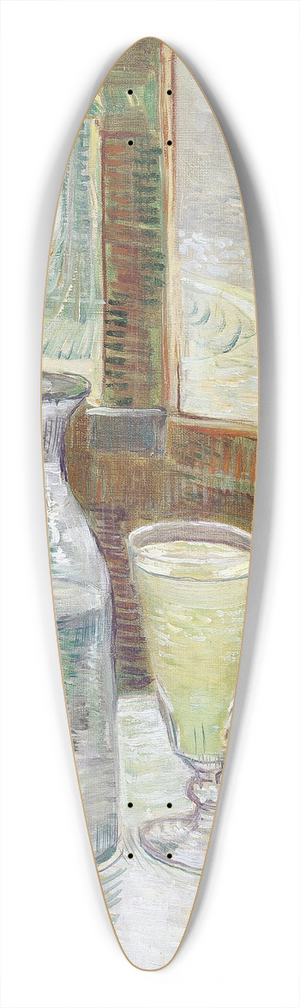 Vincent van Gogh - Caf table with absinth 39.3 inch art pintail longboard deck