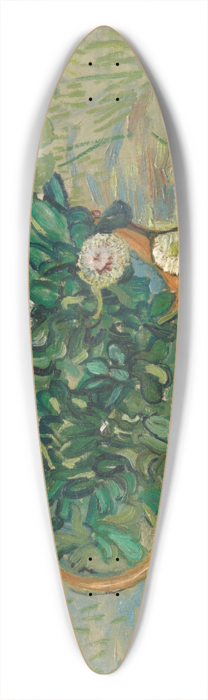 Vincent van Gogh - Daisies, Arles 39.3 inch art pintail longboard deck