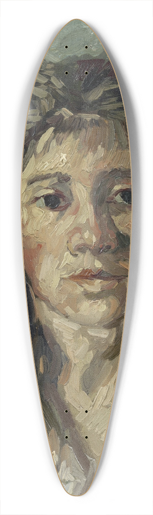 Vincent van Gogh - Head Of A Prostitute 39.3 inch art pintail longboard deck