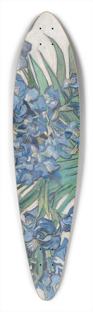 Vincent van Gogh - Irises 39.3 inch art pintail longboard deck