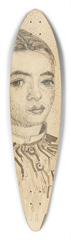 Vincent van Gogh - La Mousm 39.3 inch art pintail longboard deck