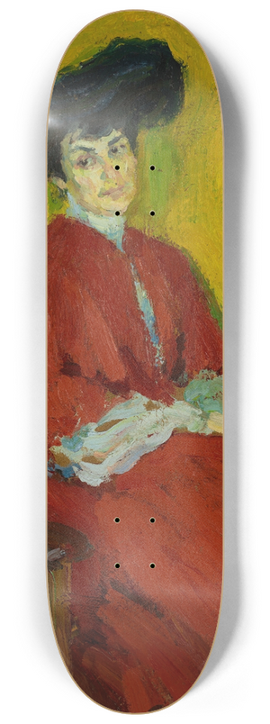 Alexej von Jawlensky - Portrait Frau Gindus 8.25 inch art skate deck
