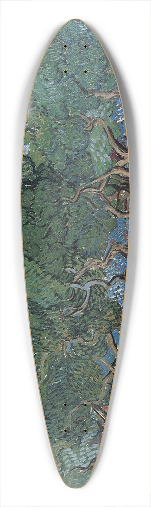 Vincent van Gogh - Olive grove 39.3 inch art pintail longboard deck
