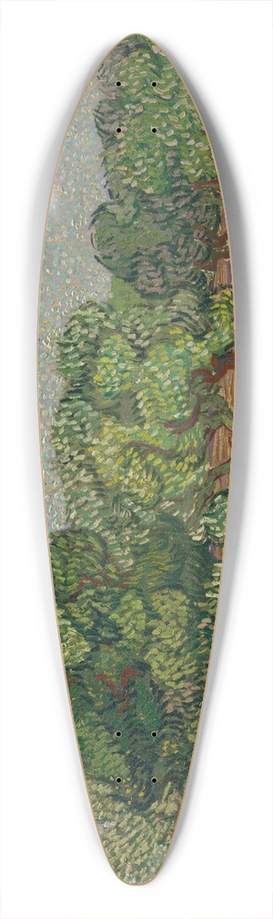 Vincent van Gogh - Olive Trees 39.3 inch art pintail longboard deck